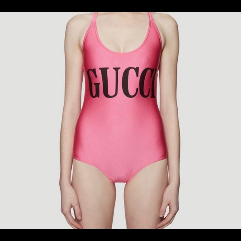 Gucci pink swimsuit-NWOT